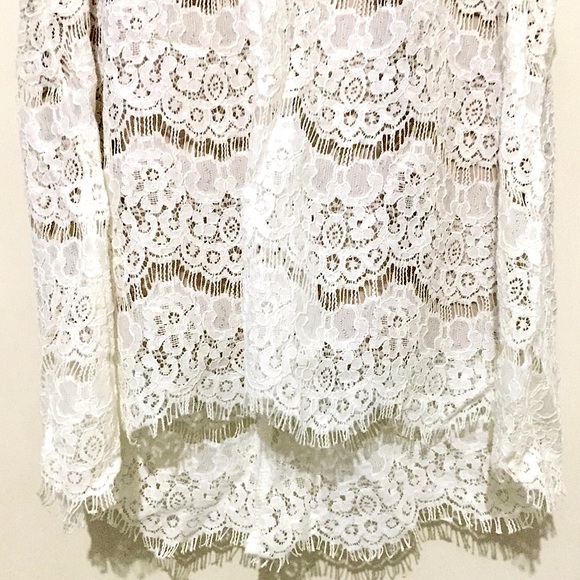 💜NWT Love Fire Cream Lace Sleeveless Top (S)💜 Price Firm - Picture 5 of 11